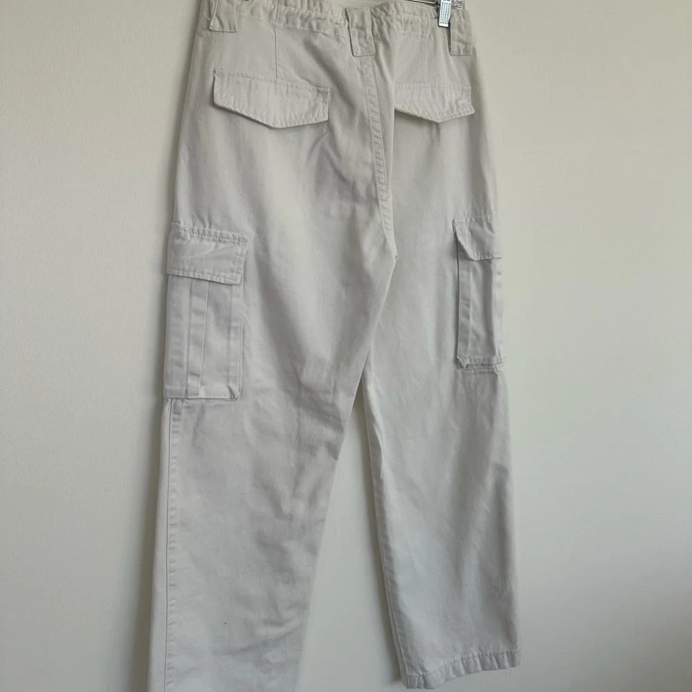 superdown Bobbi Cargo Pant in White Size Medium